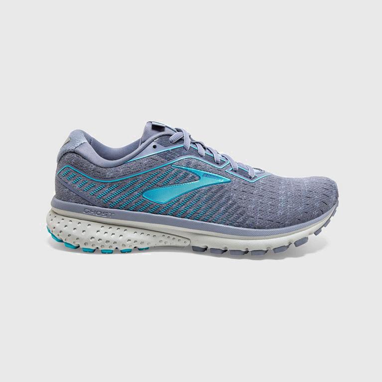 Tenis Brooks Ghost 12 - Zapatillas Para Correr En Asfalto Mujer - Azules (WDKO-26749)